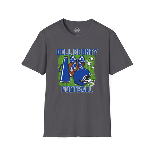 Bell County Cheerful Football Tee | The Narrows Co.