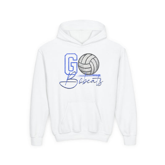 Bell County Volleyball Go Bobcats Youth Hoodie | The Narrows Co.