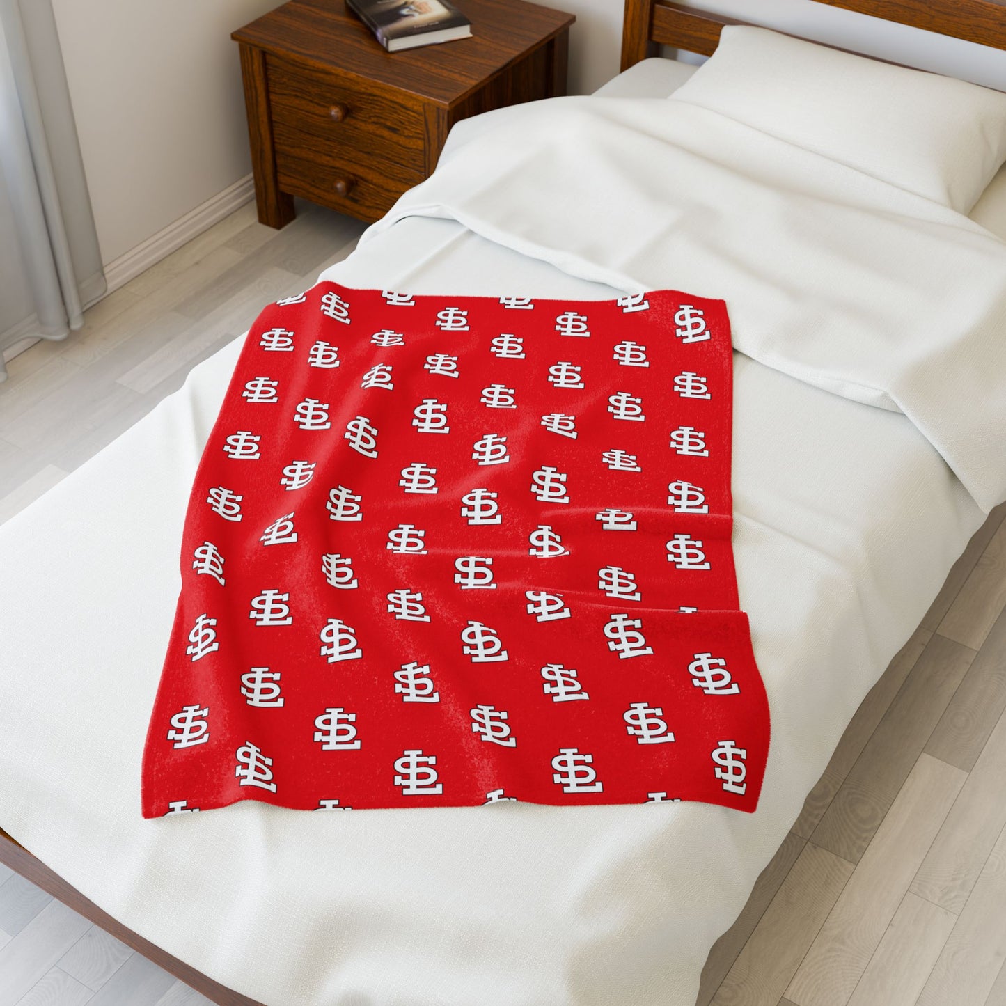 South Laurel - SL LOGO Pattern - Plush Blanket | The Narrows Co.
