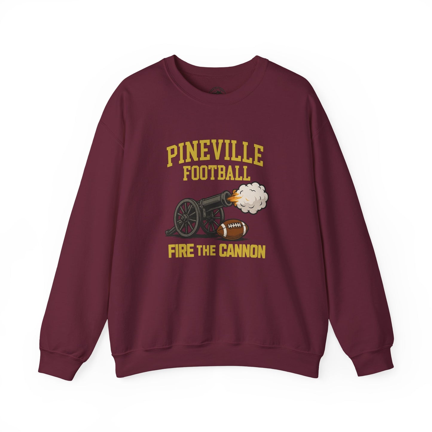 Pineville Football Crewneck Sweatshirt - FIRE THE CANNON | The Narrows Co.