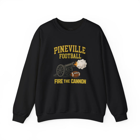 Pineville Football Crewneck Sweatshirt - FIRE THE CANNON | The Narrows Co.