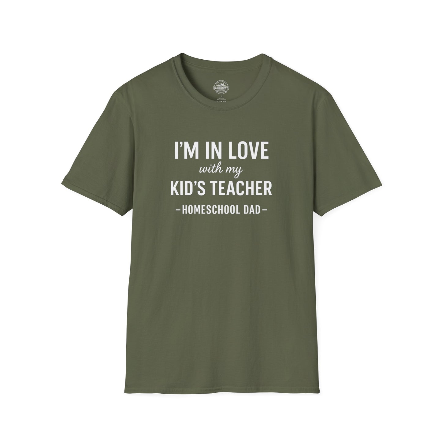 Homeschool Dad - In Love with my Kids Teacher Tee | The Narrows Co.