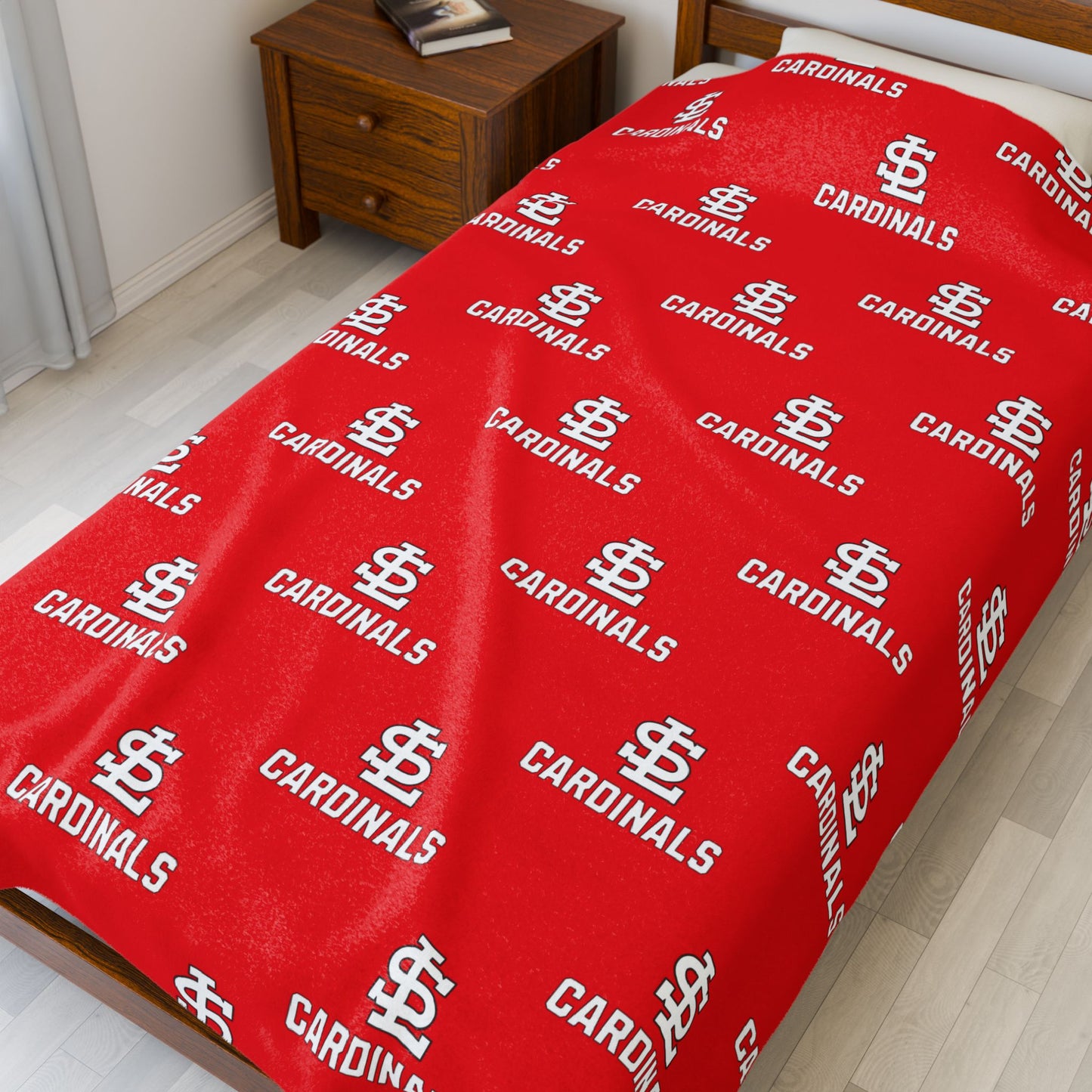 South Laurel - SL Cardinals Pattern - Plush Blanket | The Narrows Co.