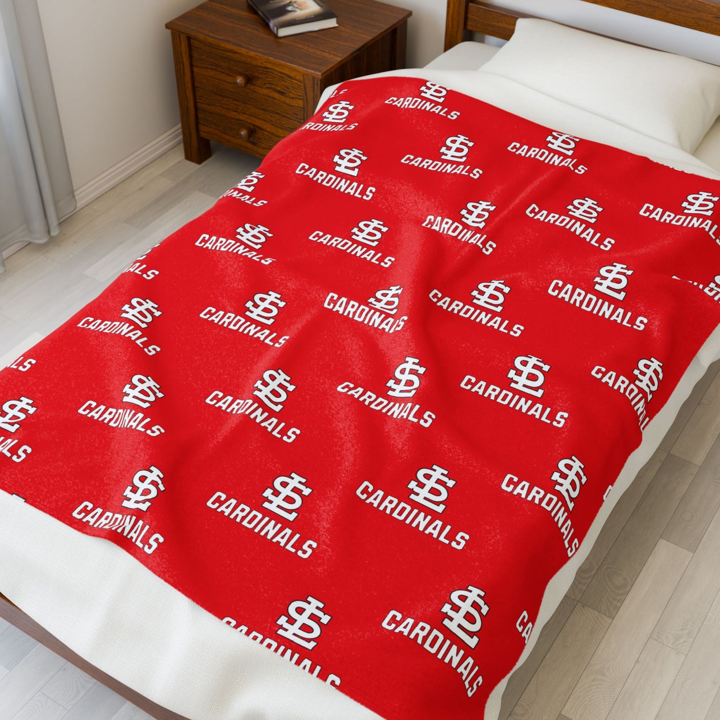South Laurel - SL Cardinals Pattern - Plush Blanket | The Narrows Co.