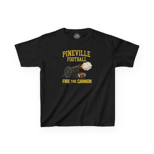 Pineville Football FIRE THE CANNON Youth Tee | The Narrows Co.