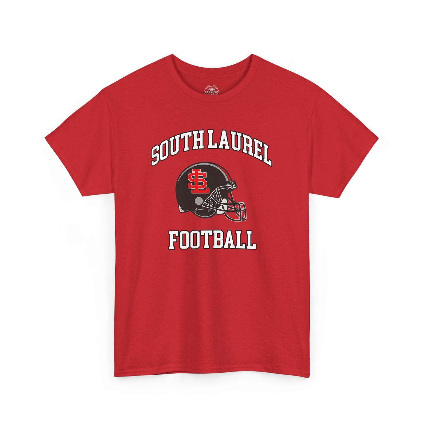 South Laurel - Black Football Helmet - Tee | The Narrows Co.