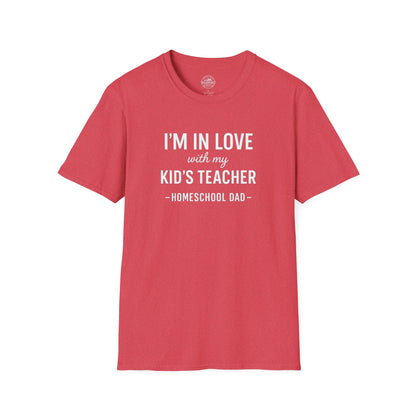 Homeschool Dad - In Love with my Kids Teacher Tee | The Narrows Co.