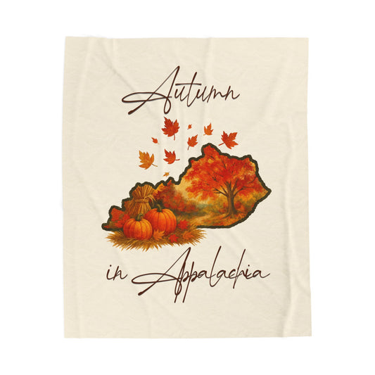Autumn in Appalachia Plush Blanket | The Narrows Co.