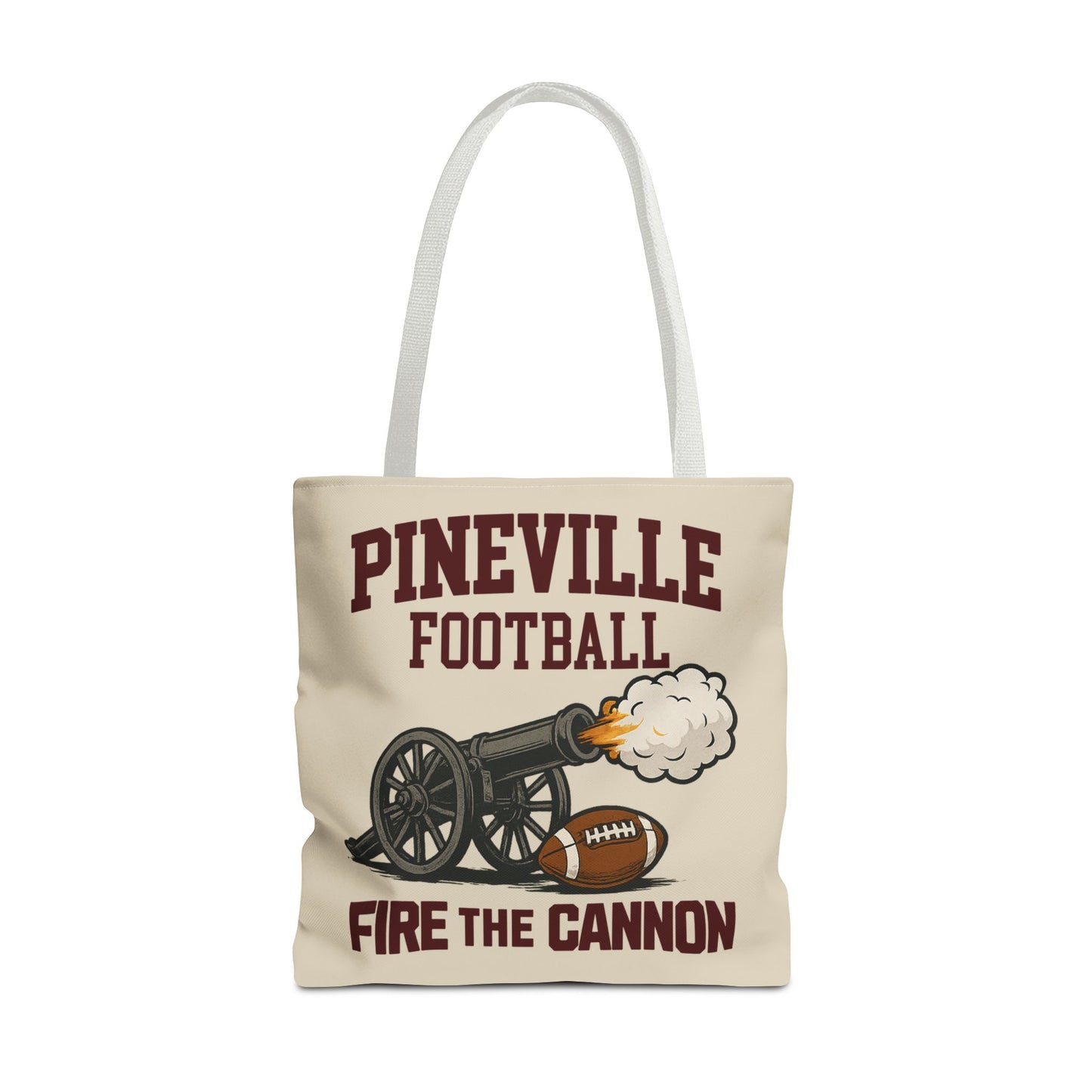 Pineville Football Tote Bag - Fire the Cannon | The Narrows Co.