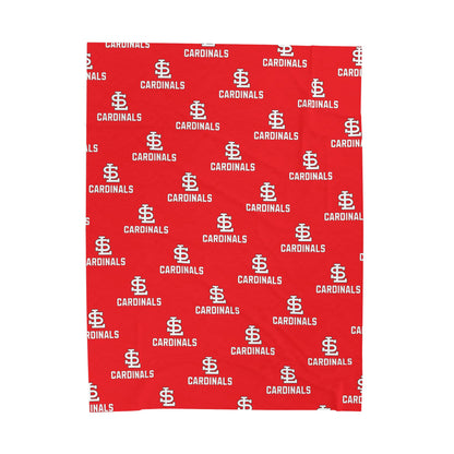 South Laurel - SL Cardinals Pattern - Plush Blanket | The Narrows Co.