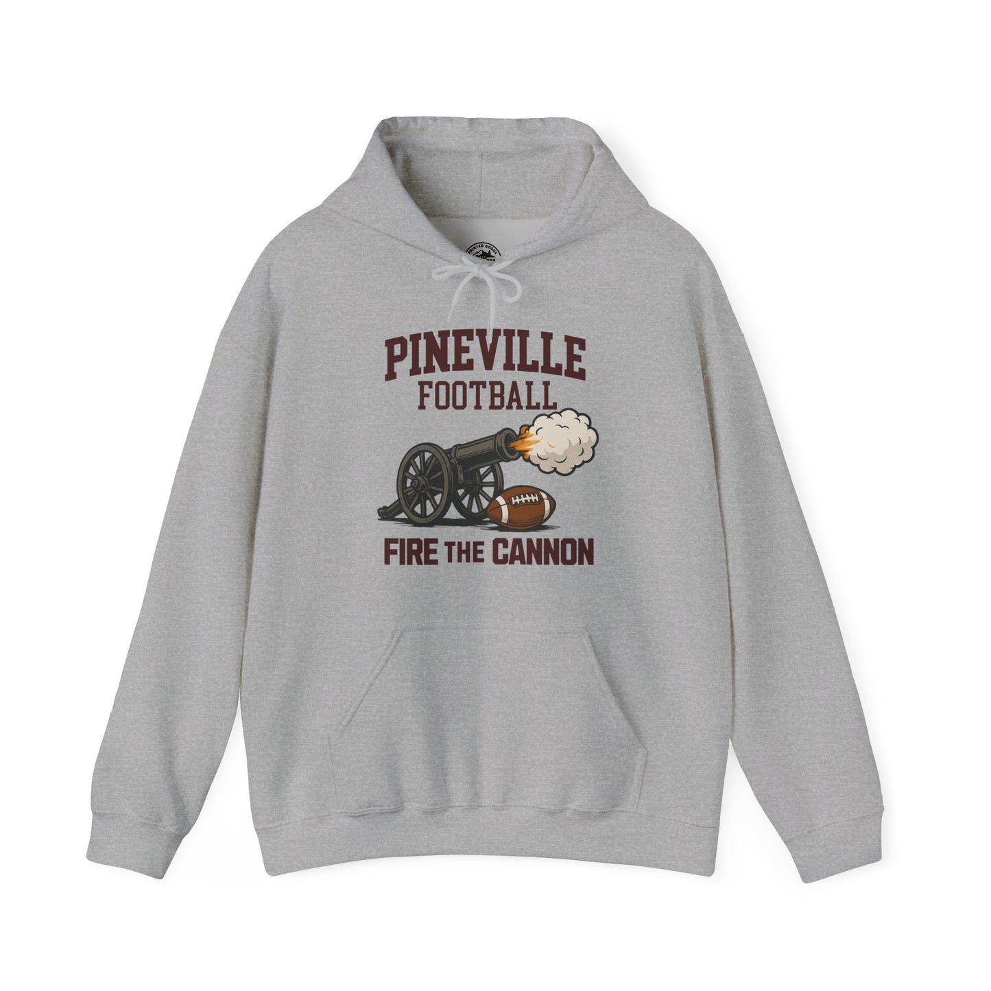 Pineville Football FIRE THE CANNON Hoodie | The Narrows Co.