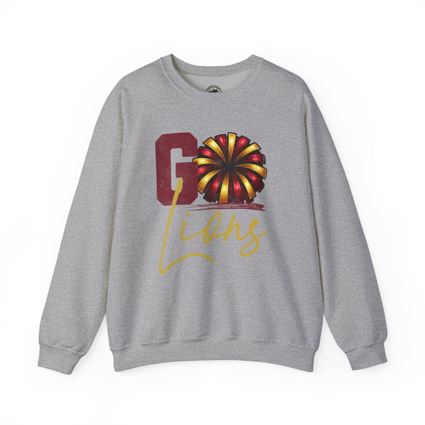 Pineville Cheer GO LIONS Crewneck Sweatshirt | The Narrows Co.