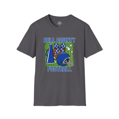 Bell County Cheerful Football Tee | The Narrows Co.