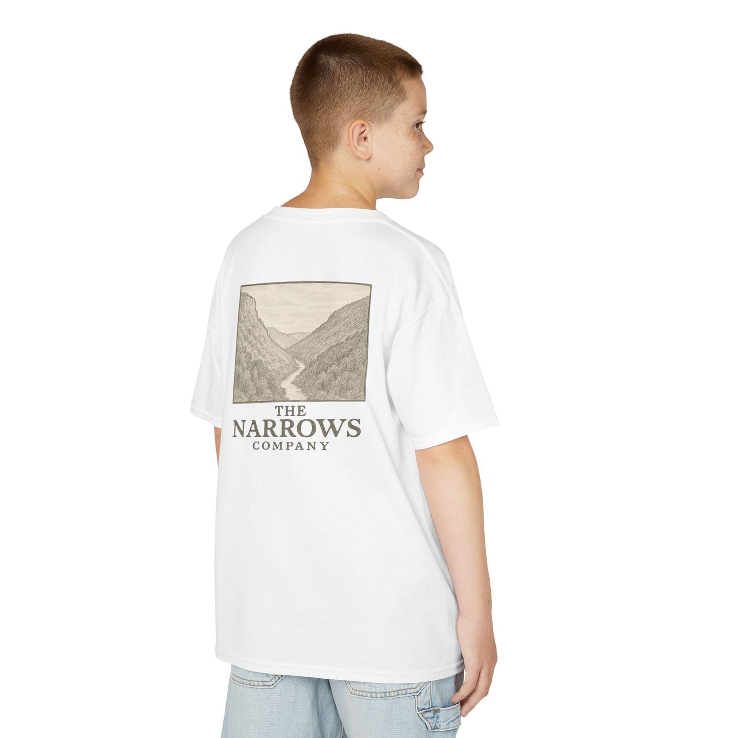 Pencil Sketch Narrows - Kids Tee  | The Narrows Co.