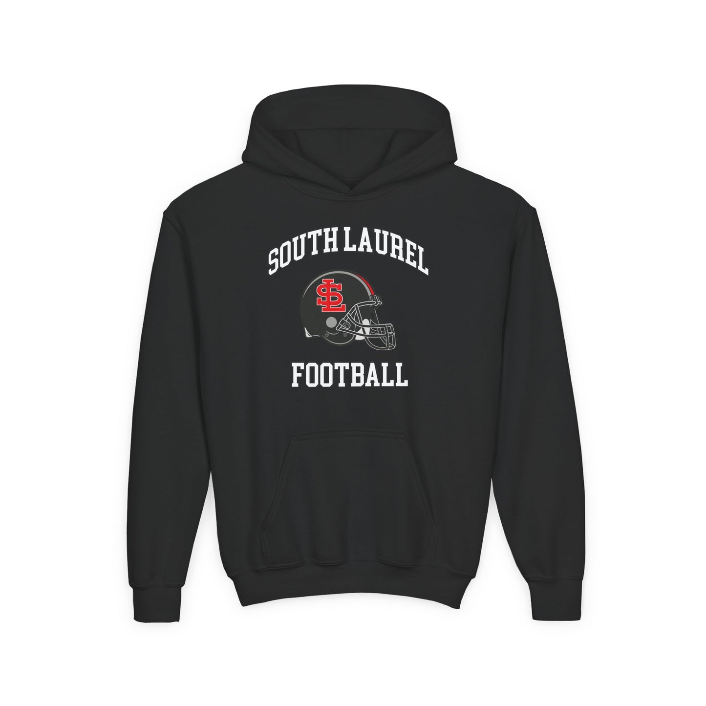 South Laurel - SL Black Helmet - Youth Hoodie | The Narrows Co.