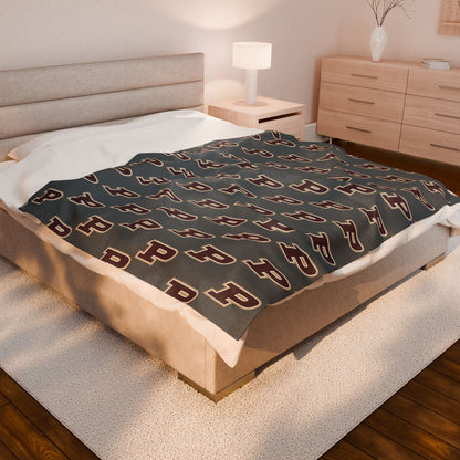 Pineville Power P Plush Blanket | The Narrows Co.