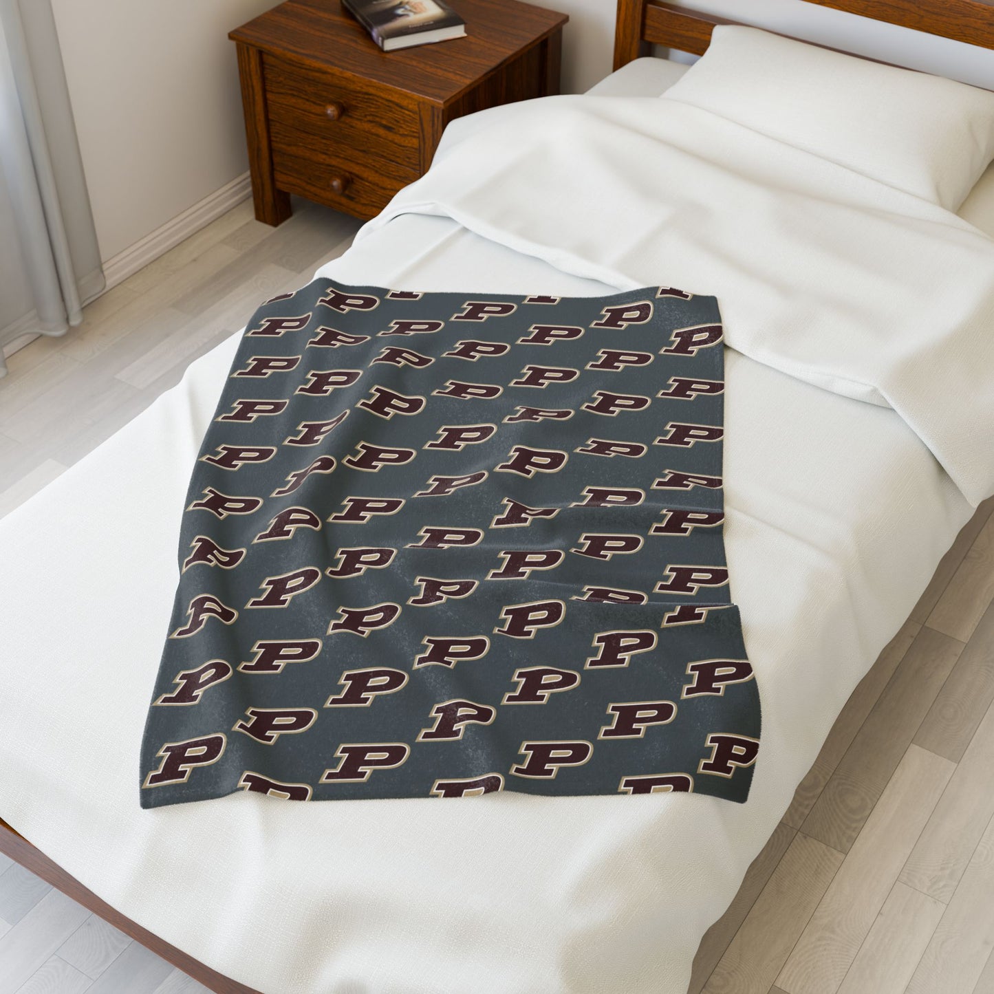 Pineville Power P Plush Blanket | The Narrows Co.