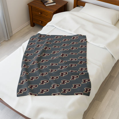 Pineville Power P Plush Blanket | The Narrows Co.