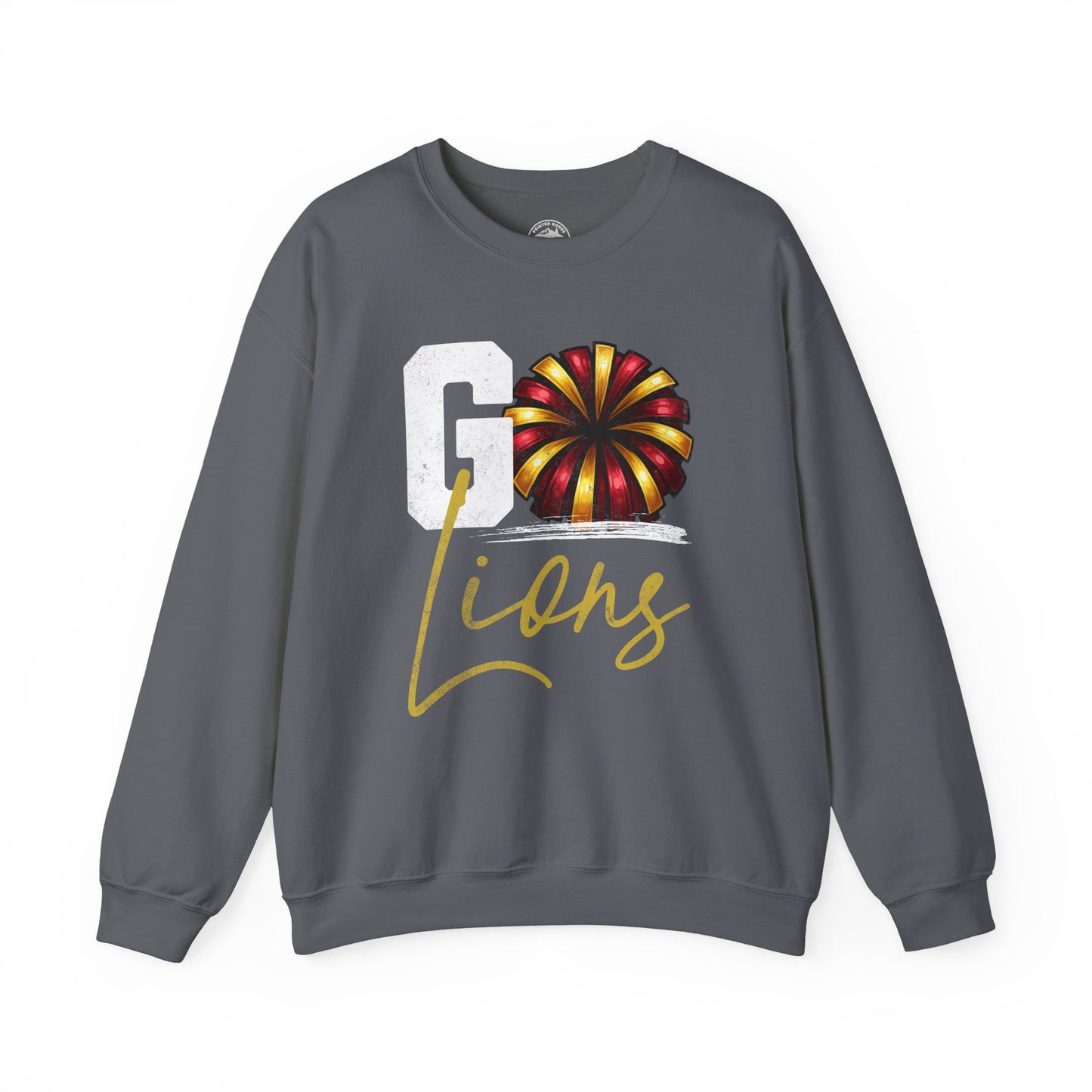 Pineville Cheer GO LIONS Crewneck Sweatshirt | The Narrows Co.