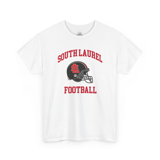 South Laurel - Black Football Helmet - Tee | The Narrows Co.
