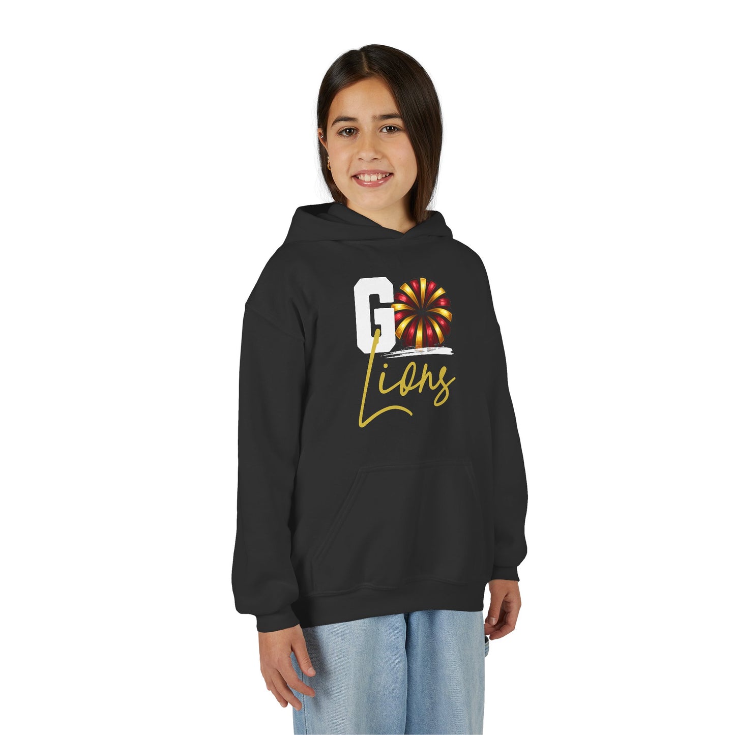 Pineville Cheer GO LIONS Youth Sweatshirt | The Narrows Co.