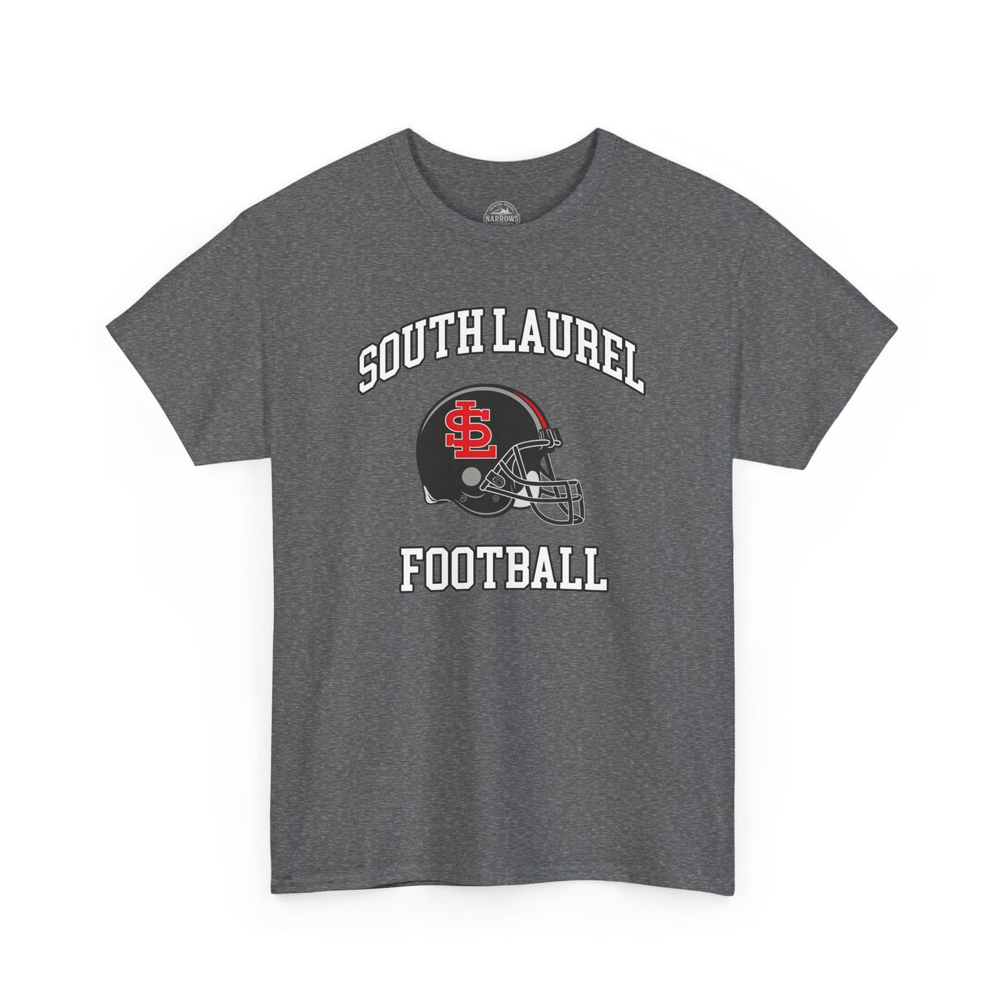 South Laurel - Black Football Helmet - Tee | The Narrows Co.