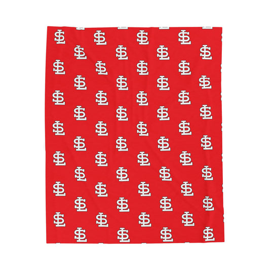 South Laurel - SL LOGO Pattern - Plush Blanket | The Narrows Co.