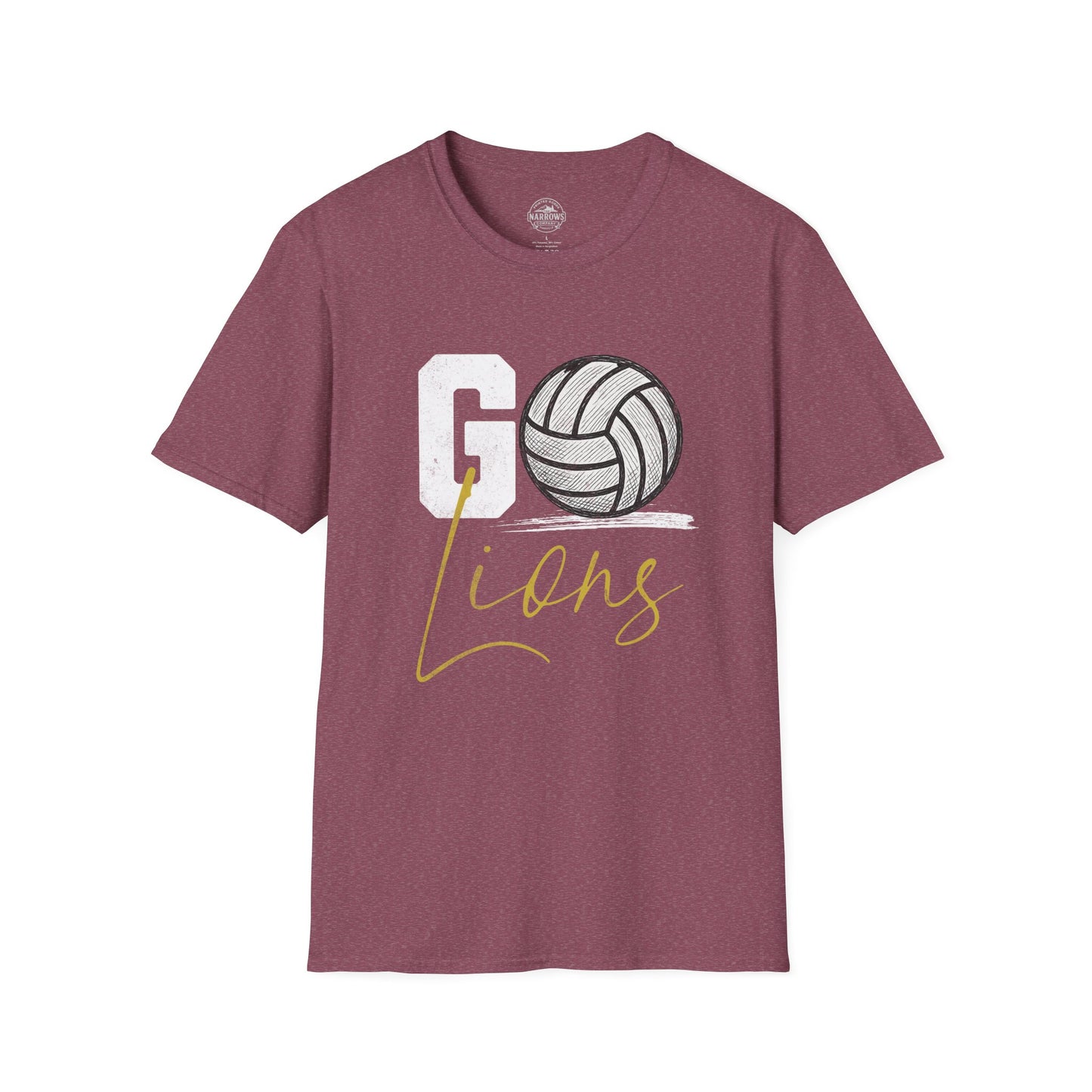 Pineville Volleyball Go Lions Tee | The Narrows Co.