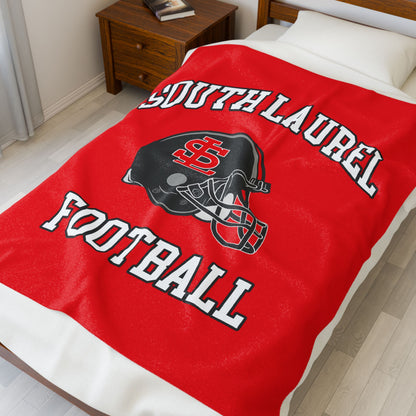 South Laurel Football Plush Blanket | The Narrows Co.