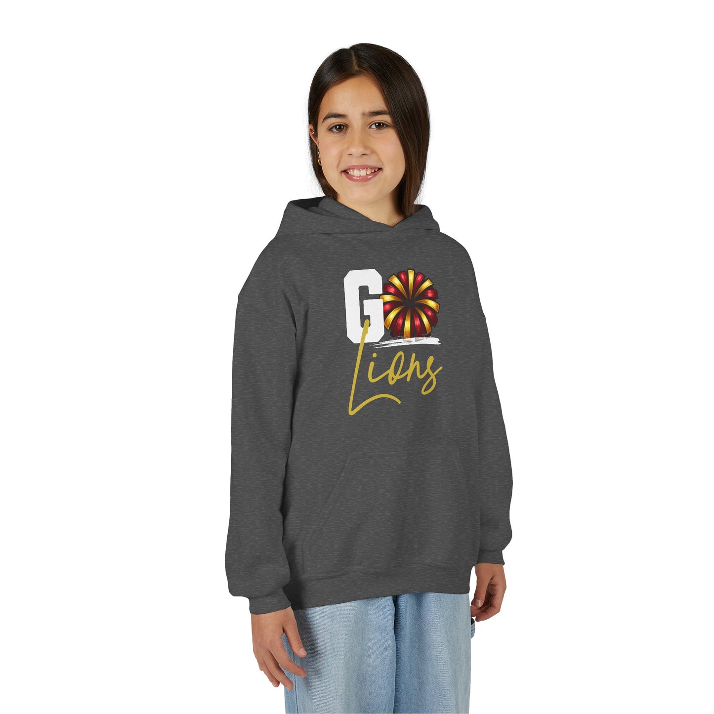 Pineville Cheer GO LIONS Youth Sweatshirt | The Narrows Co.