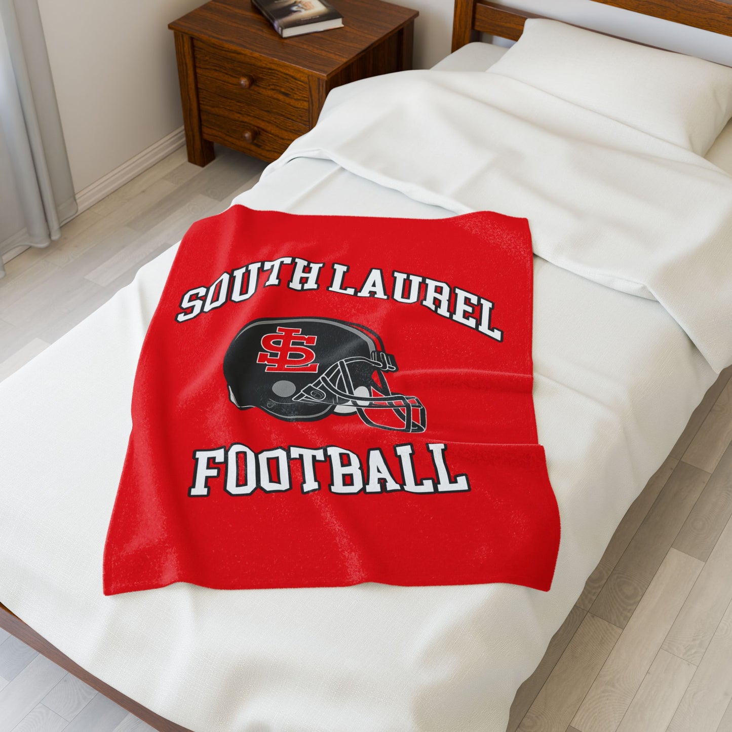 South Laurel Football Plush Blanket | The Narrows Co.