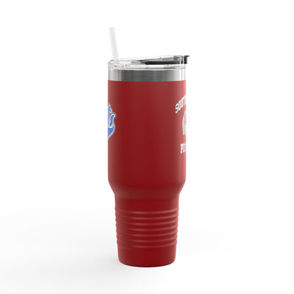 South Laurel - Black Football Helmet - 40 oz Insulated Travel Mug | The Narrows Co.