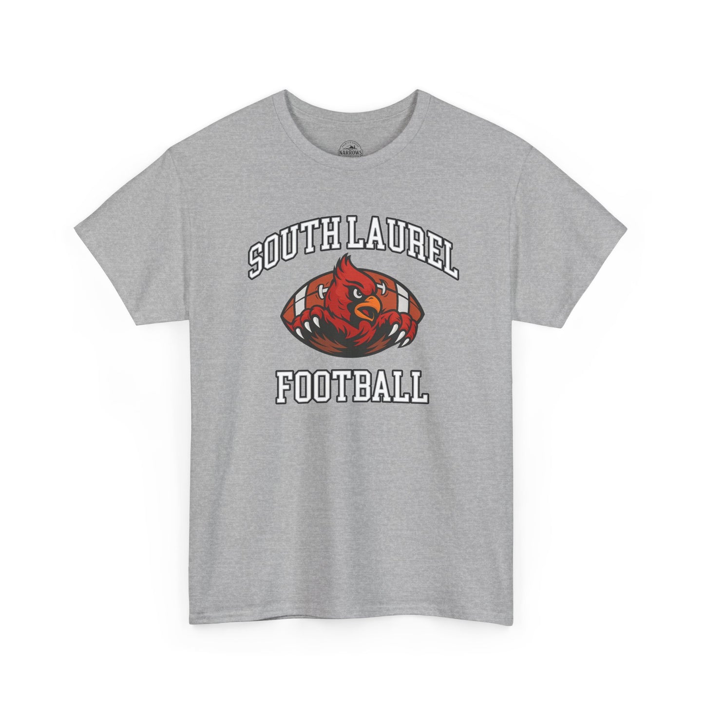 South Laurel - Cardinal with Football - Tee | The Narrows Co.