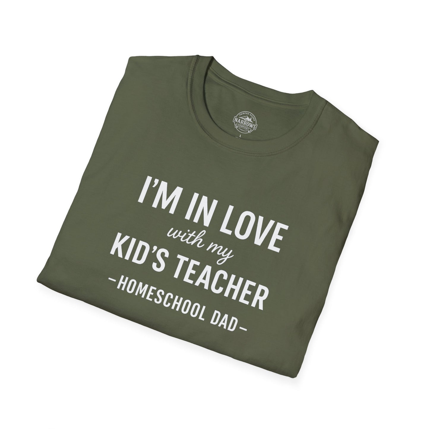 Homeschool Dad - In Love with my Kids Teacher Tee | The Narrows Co.