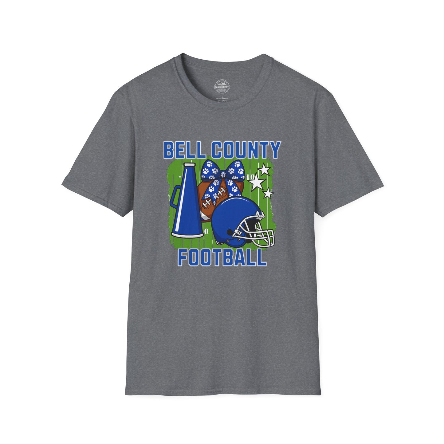 Bell County Cheerful Football Tee | The Narrows Co.