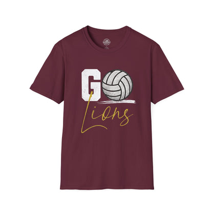 Pineville Volleyball Go Lions Tee | The Narrows Co.