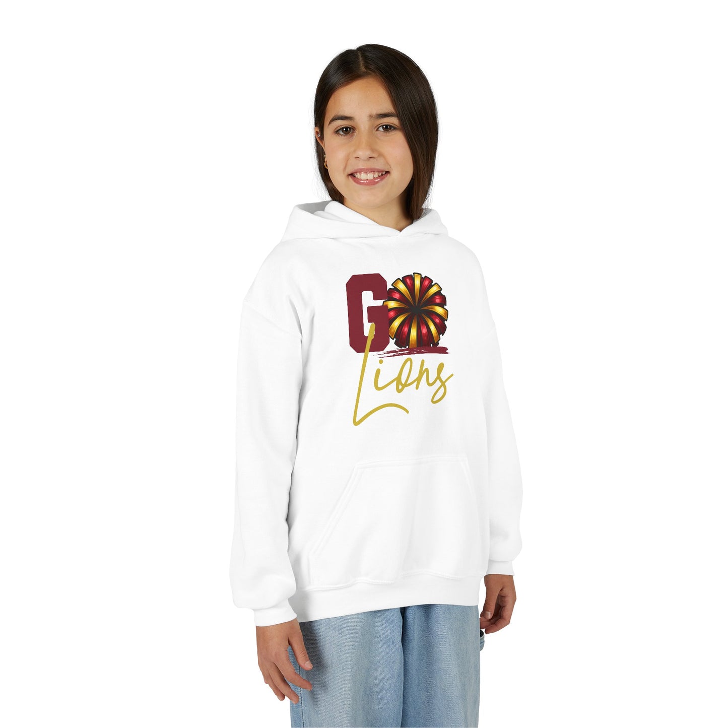 Pineville Cheer GO LIONS Youth Sweatshirt | The Narrows Co.