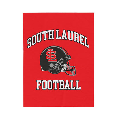 South Laurel Football Plush Blanket | The Narrows Co.