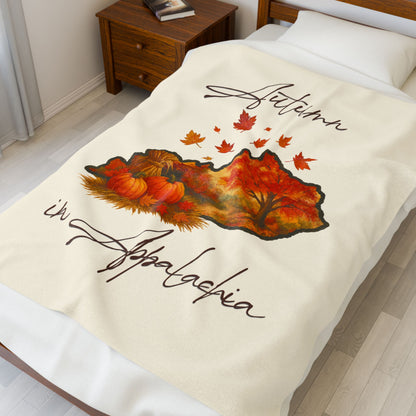 Autumn in Appalachia Plush Blanket | The Narrows Co.