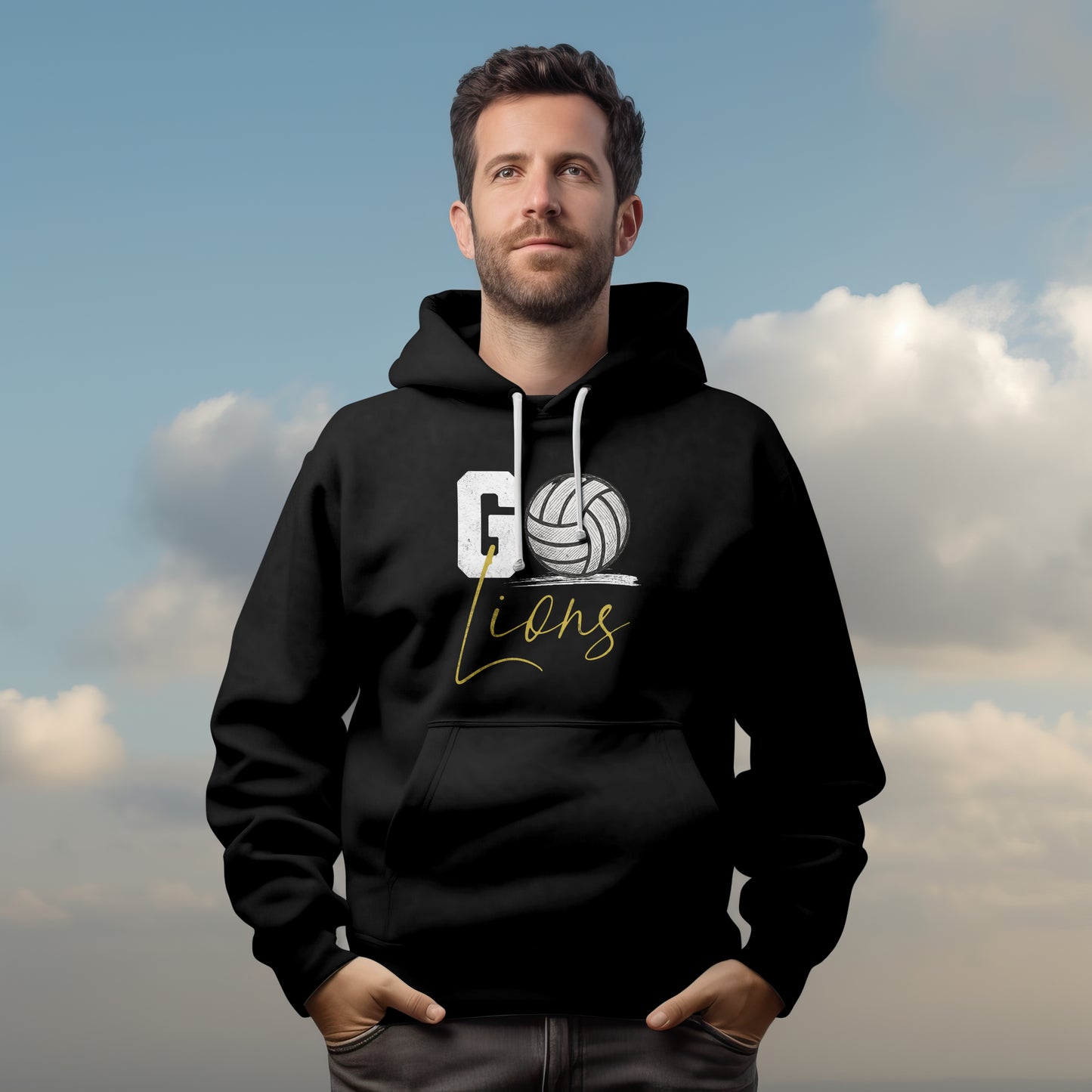 Pineville Volleyball Go Lions Hoodie | The Narrows Co.