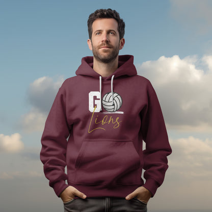 Pineville Volleyball Go Lions Hoodie | The Narrows Co.