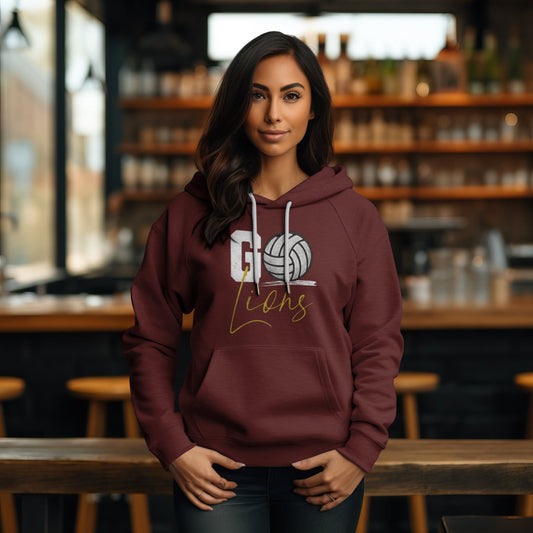 Pineville Volleyball Go Lions Hoodie | The Narrows Co.