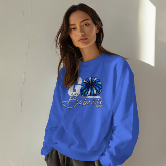 Bell County Cheer GO BOBCATS Crewneck Sweatshirt | The Narrows Co.