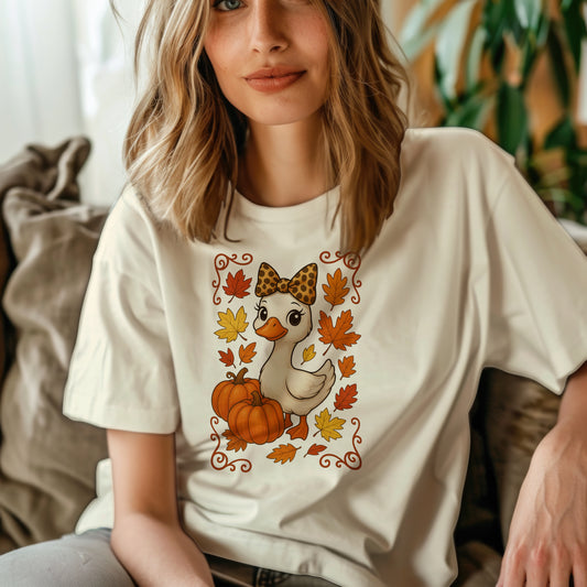 Cute Fall Duck Tee | The Narrows Co.