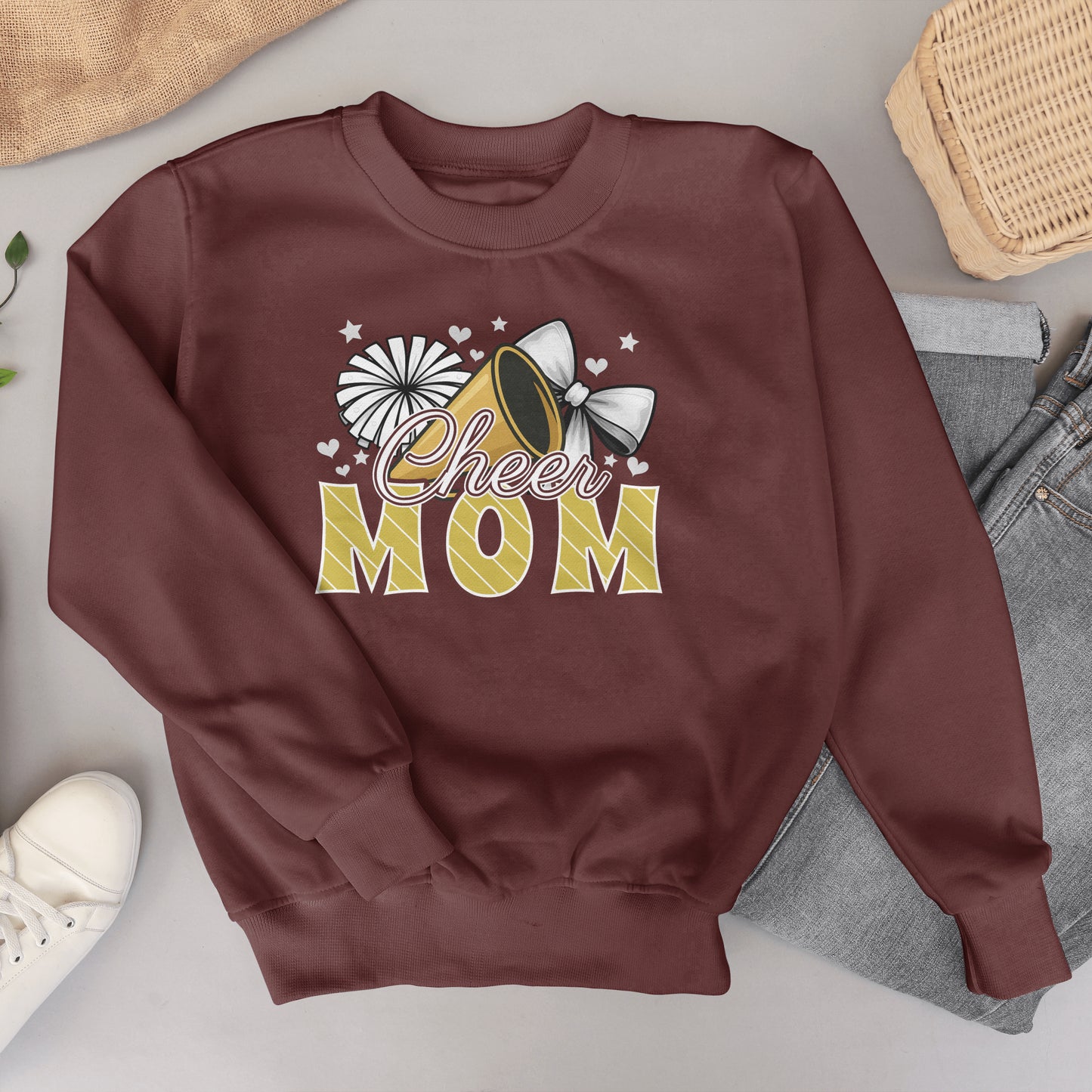 Pineville Cheer Mom Crewneck Sweatshirt | The Narrows Co.
