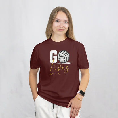 Pineville Volleyball Go Lions Tee | The Narrows Co.