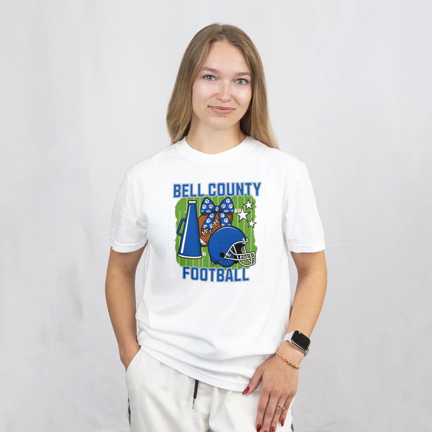 Bell County Cheerful Football Tee | The Narrows Co.