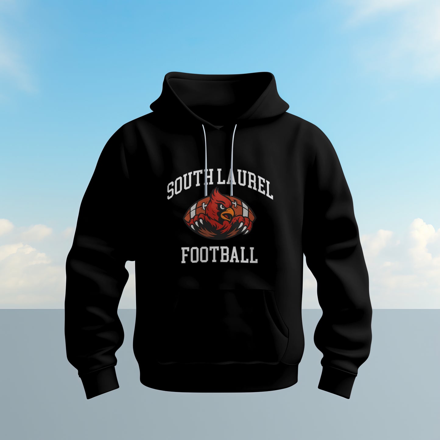 South Laurel Football Cardinal Hoodie | The Narrows Co.