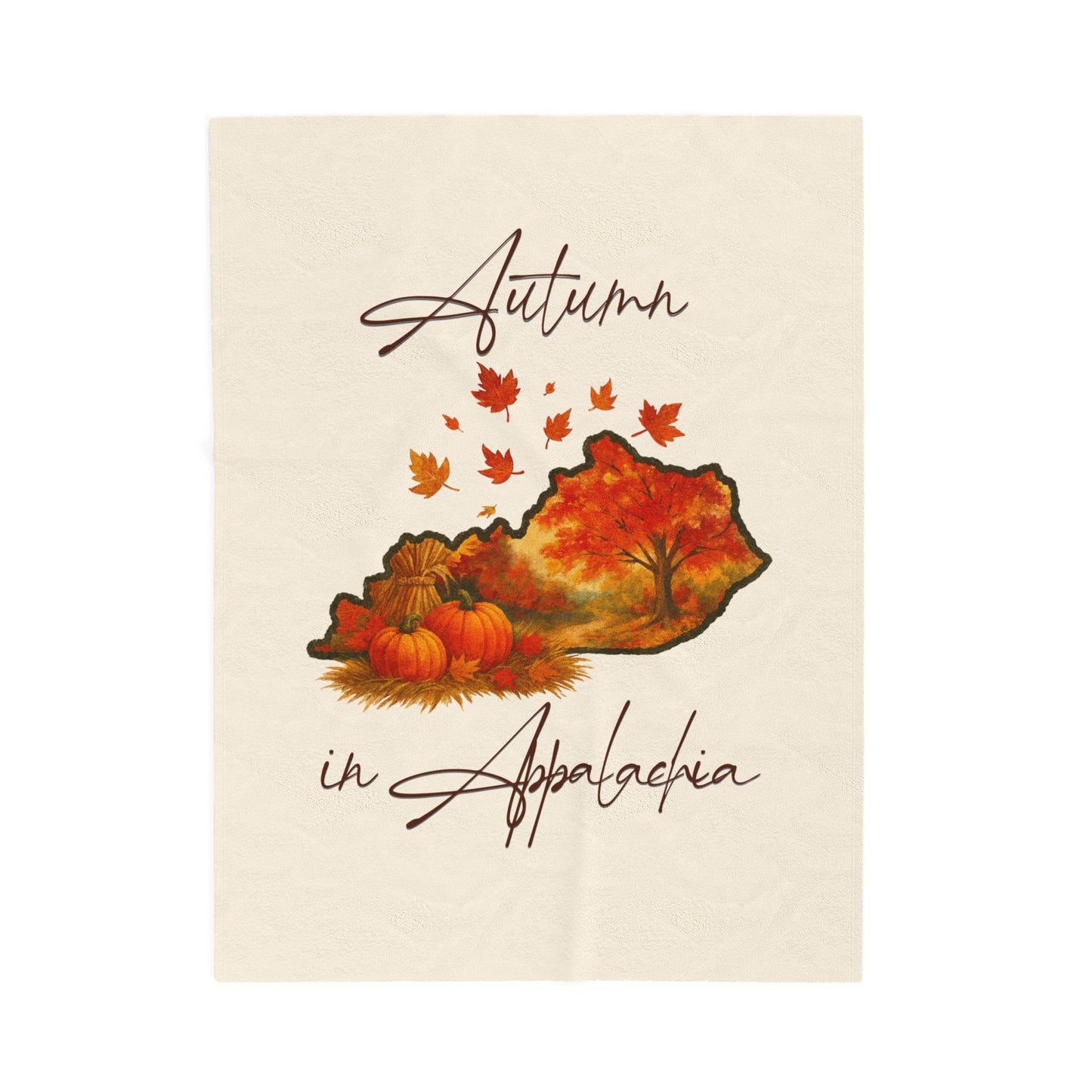 Autumn in Appalachia Plush Blanket | The Narrows Co.