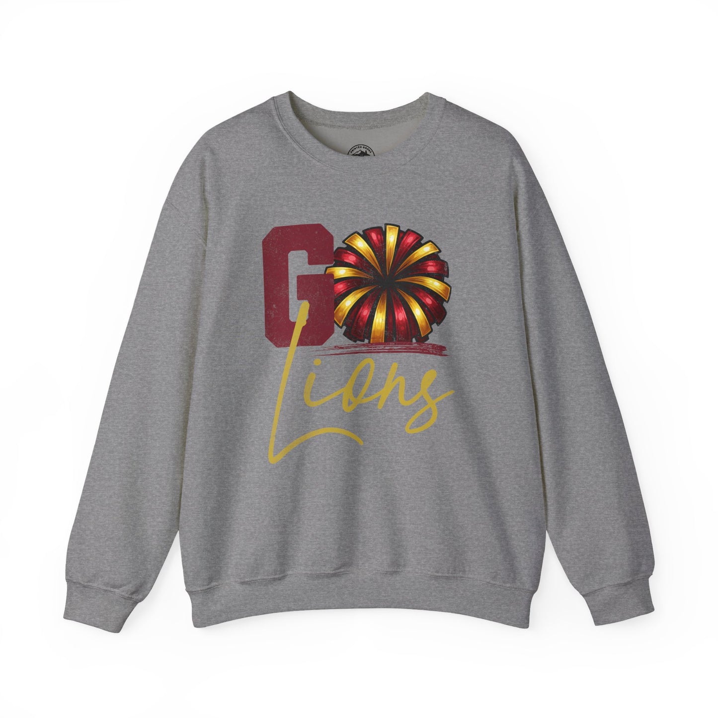 Pineville Cheer GO LIONS Crewneck Sweatshirt | The Narrows Co.